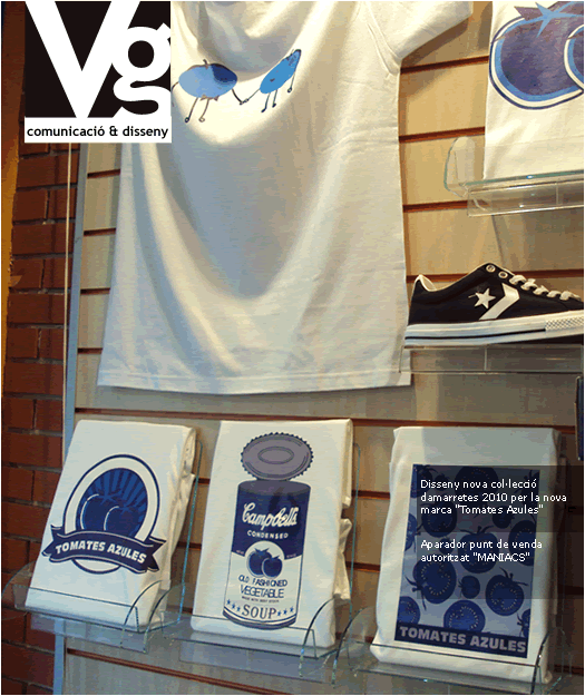 Nova Col�lecio Tomates Azules a Maniacs